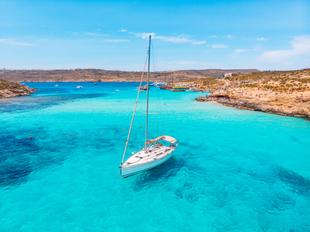 Comino blaue Lagoone
