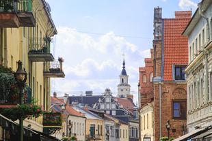 Dächer der Altstadt Kaunas