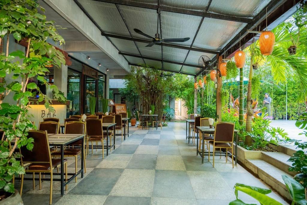 Außenbereich des Restaurants