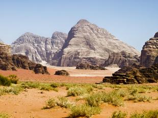 Landschaft in Wadi Rum