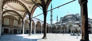 Innenhof der Blauen Moschee