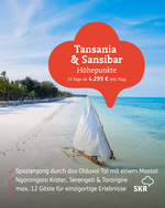 Tansania & Sansibar: Höhepunkte