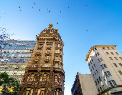 Historische Gebäude in San Telmo