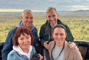 Heißluftballonfahrt über der Serengeti 