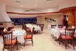 Restaurant mit Aussicht abends