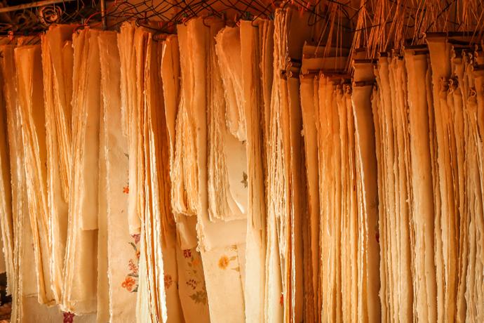 Papierfabrik in Ambalavao