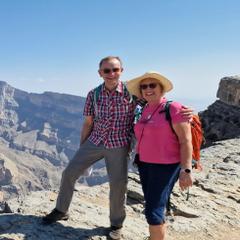 Die Gäste Regine und Christian auf Ihrer Oman Reise
