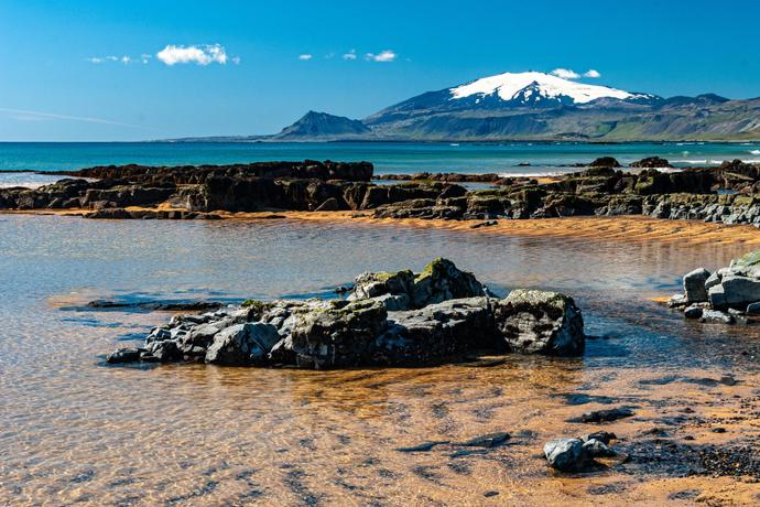 Der Snæfellsjökull Nationalpark in Island