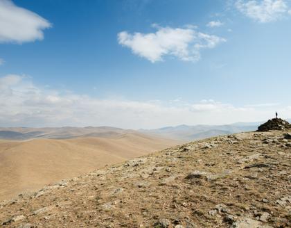 Blick auf den Hustai Nationalpark