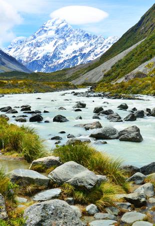 Schneebedeckter Aoraki 