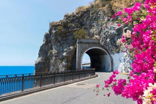 Straße zur Amalfi Küste