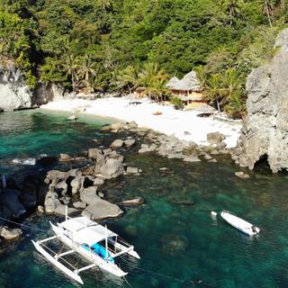 Arial View Apo Island