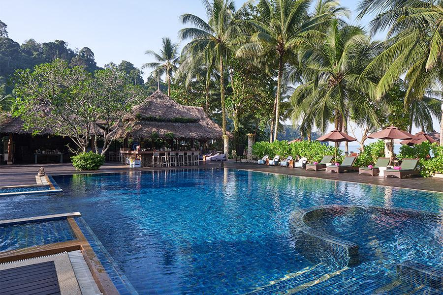 Pool und Poolbar