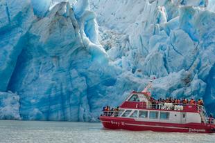 Bootsfahrt zum Grey Gletscher im Los Glaciares Nationalpark