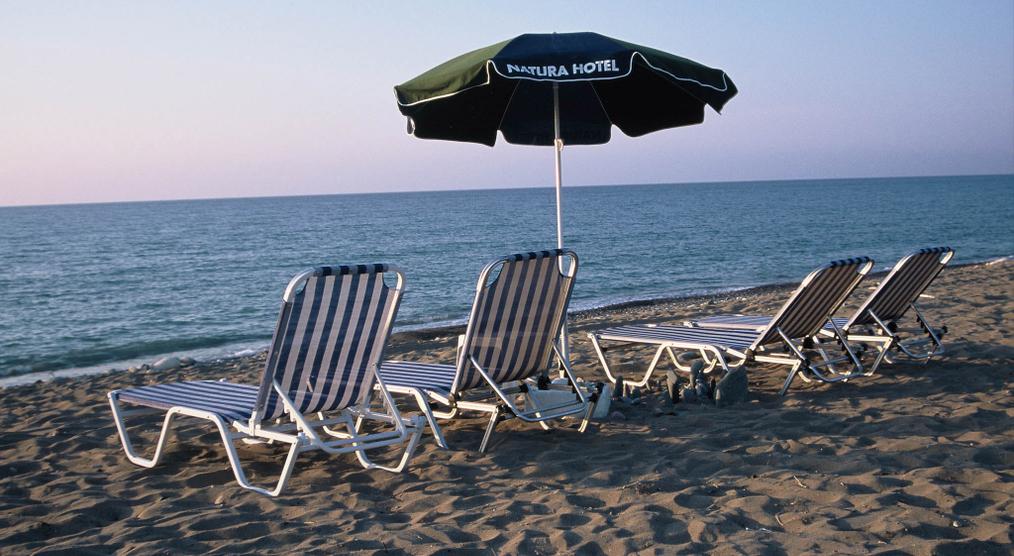 Strandabschnitt des Hotels