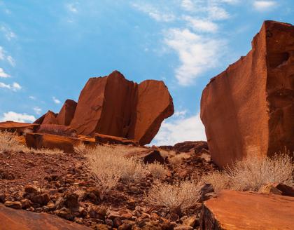 Sandsteinformation in Twyfelfontein