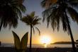Playa Sámara bei Sonnenuntergang