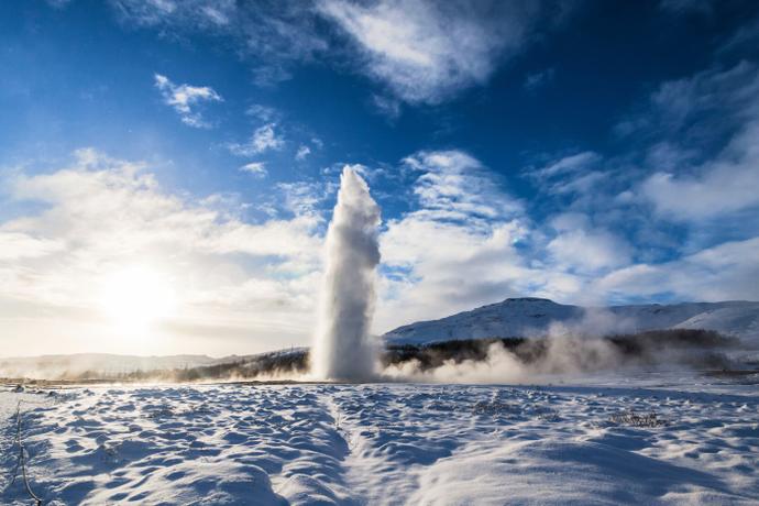 Geysir Strokkur Winter