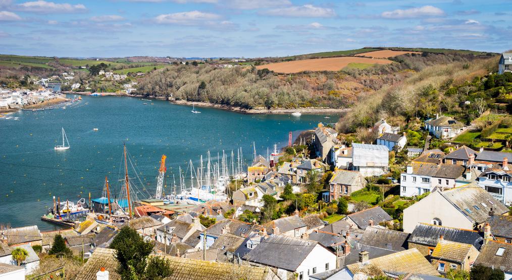 Blick auf Fowey