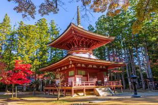 heiliger Tempel in Koya-san