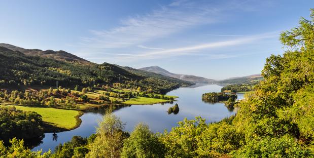 Queen's View Aussichtspunkt in Pitlochry Schottland