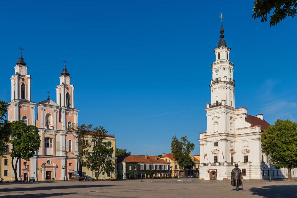 Rathhausplatz in Kaunus 