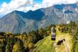 Seilbahnfahrt in den japanischen Alpen