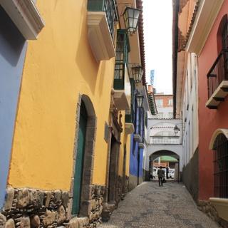 Straßengasse in La Paz