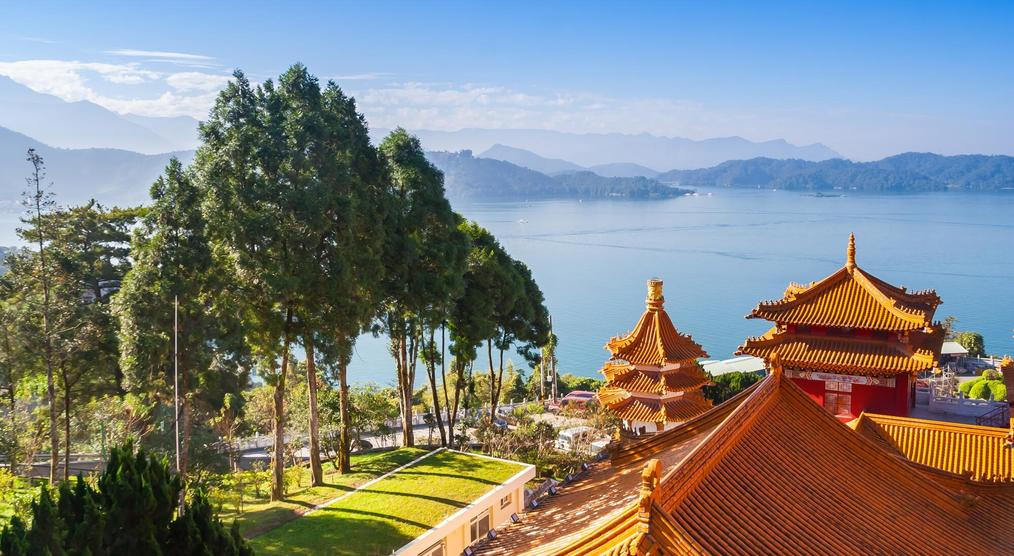 Wenwu Tempel am Sun Moon Lake 