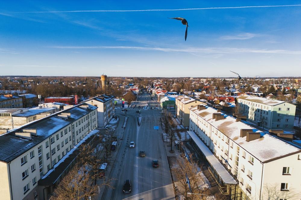 Blick auf Pärnu