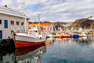 Fischerboote in Honningsvag 