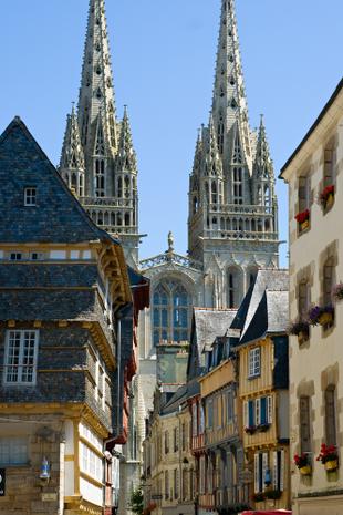 Kathedrale in der Alstadt von Quimper