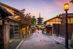 Traditionelles Viertel Gion in Kyoto