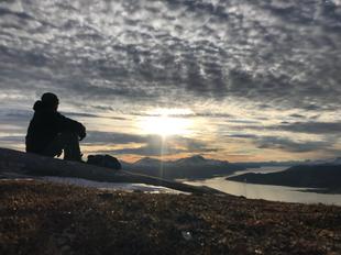Blick vom Ørnfløya bei Tromsø