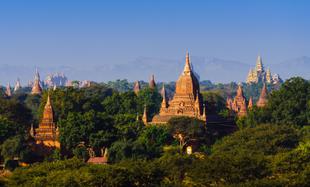 Blick auf Bagan