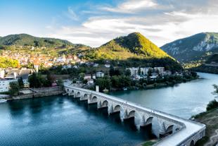Blick auf Visegrad