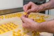 Herstellung von Tortellini 