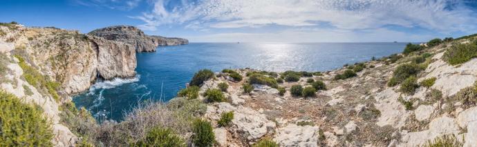 Aussicht über das Meer von den Dingli Klippen