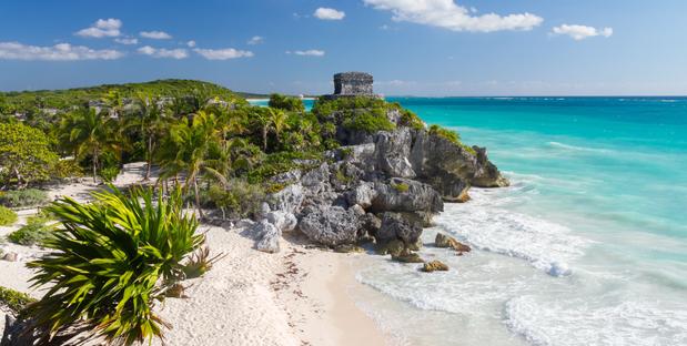 Strand in Tulum
