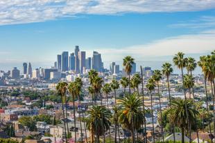 Blick auf Los Angeles 