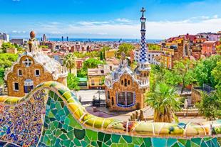 Blick aus dem Parc Güell 