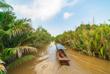 Boot auf dem Mekong-Fluss