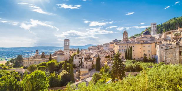 Blick auf Assisi