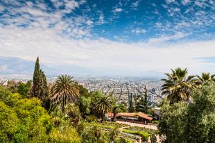Blick auf Santiago 