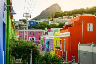 Bunte Häuser in Bo Kaap