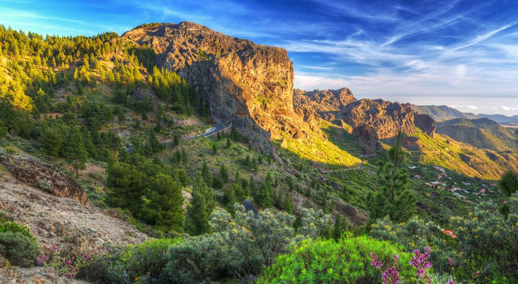 Bewaldete Berge auf Gran Canaria Reisen 