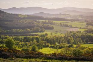 malerische Landschaft in Bray