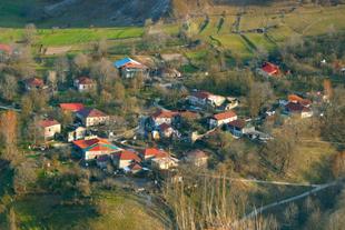Dorfszene in Kasbegi 