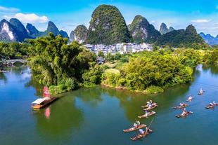 Karstspitzen in Yangshuo 