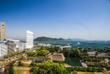 Blick auf Takamatsu und das Hotel